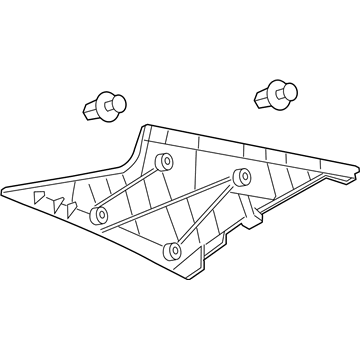 Toyota 62480-06111-B0 Upper Quarter Trim