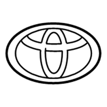 Toyota 75311-02080 Radiator Grille Emblem(Or Front Panel)