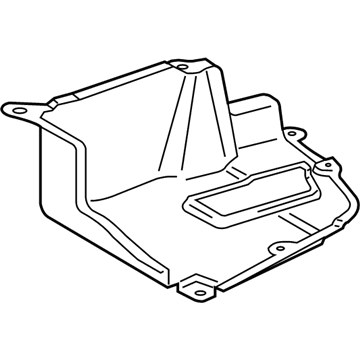 Toyota 58724-0E050 Protector, Luggage Compartment Side Cover