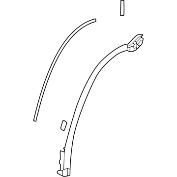 Toyota 75873-42020 Edge Molding