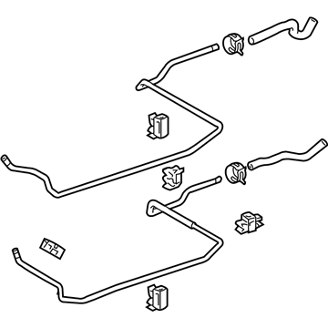 Toyota 87208-08200 Hose & Tube Assembly