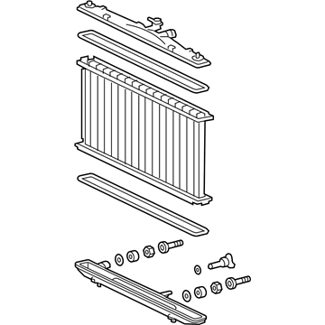 Toyota 16410-AZ028 Radiator Assembly, Mvp