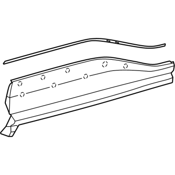 Toyota bZ4X Door Moldings - 75077-42070