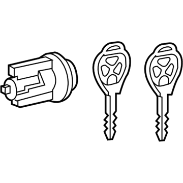 Toyota 69057-42340 Cylinder & Keys