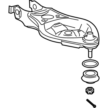 Toyota 48730-09040 Rear Suspension Control Arm, No.2 Left