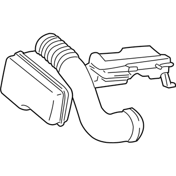 Toyota 17875-50190 Pipe, Intake Air Connector