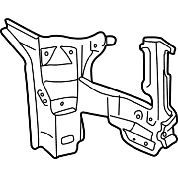 Toyota 53203-08010 Support Sub-Assy, Radiator, LH