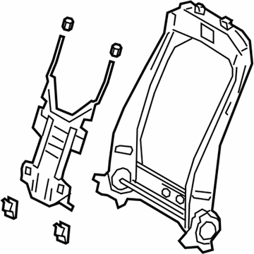 Toyota 71630-02A50 Seat Back Frame