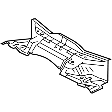 Toyota 57605-52112 Member Sub-Assembly, Rear