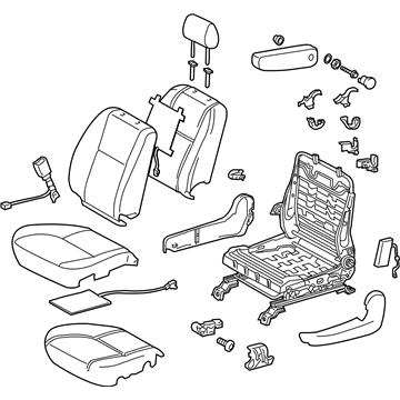 Toyota 71100-0C420-E5 Seat Assembly