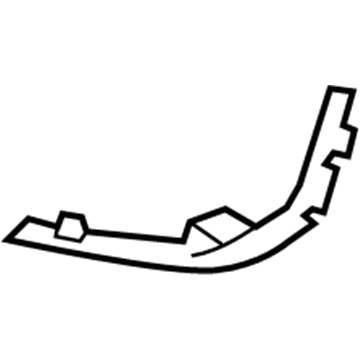 Toyota 52671-0R010 Extension, Front Bumper