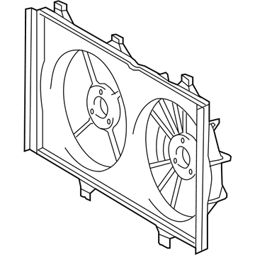 Toyota 16711-AD010 Fan Shroud