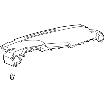 Toyota 55302-21040-B0 Panel Sub-Assembly, Inst