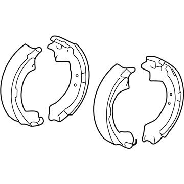 Toyota 04495-33010 Brake Shoes