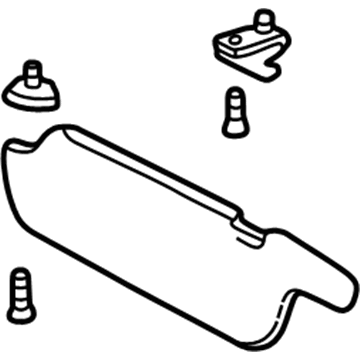 Toyota 74320-42040-B0 Sunvisor