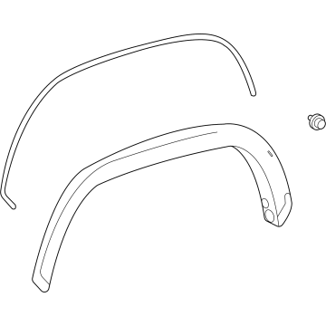 Toyota 75088-0C900 Wheel Opening Molding