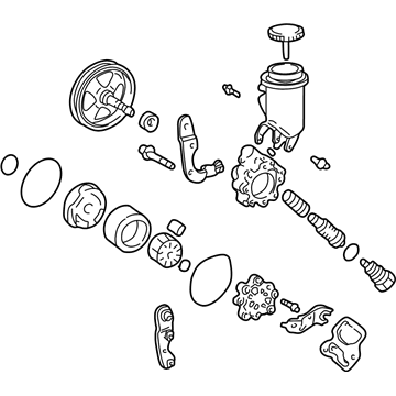 2000 Toyota Echo Power Steering Pump - 44310-52020