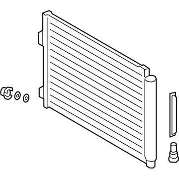 Toyota 884A0-0R030 Condenser Assembly