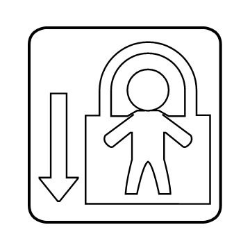 Toyota 69339-06040 Child Lock Label