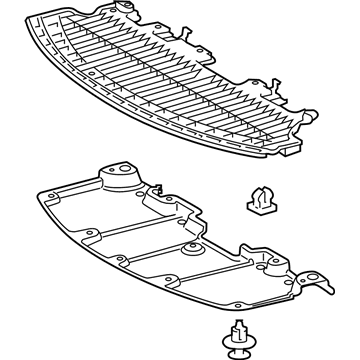 Toyota 52601-02090 Cover Assembly, Front Center