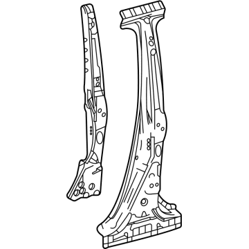 Toyota 61037-62900 Center Pillar Reinforcement