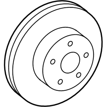 Toyota 43512-47030 Front Disc