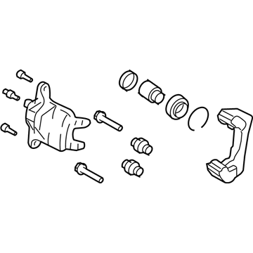 2005 Toyota Prius Brake Caliper - 47730-47050