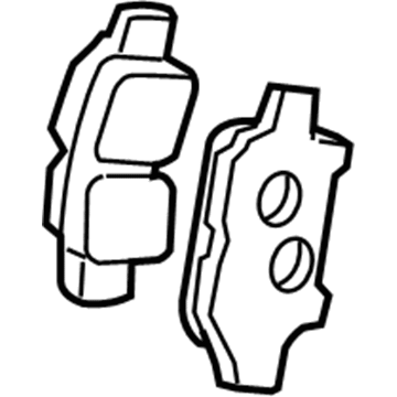 Toyota 04465-47050 Brake Pads