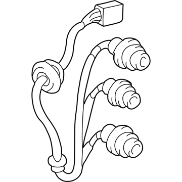 Toyota 81555-0C020 Socket & Wire,Rear Combination