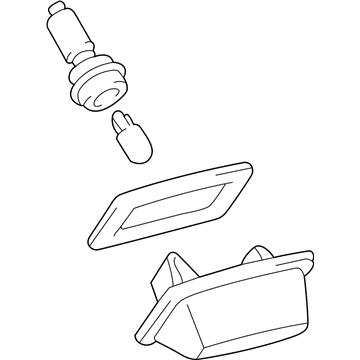 Toyota 81270-AC020 License Lamp