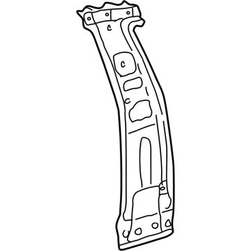 Toyota 61343-52904 Pillar, Center Body, Inner RH