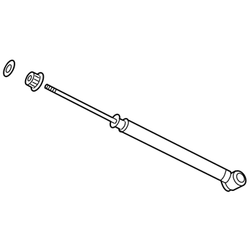 Toyota 48530-80420 Shock Absorber Assembly Rear Left