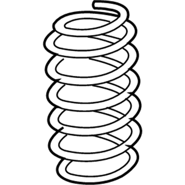 Toyota 48231-12C21 Spring, Coil, Rear