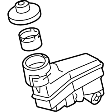 Toyota 47220-33030 Reservoir Sub-Assy, Brake Master Cylinder