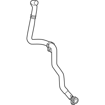 Toyota 165A0-25030 HOSE ASSY, INTERCOOL