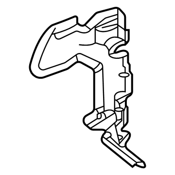 Toyota 16593-77010 Guide, Radiator Air