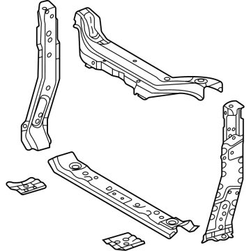 Toyota 53205-62010 Support Sub-Assembly, Ra