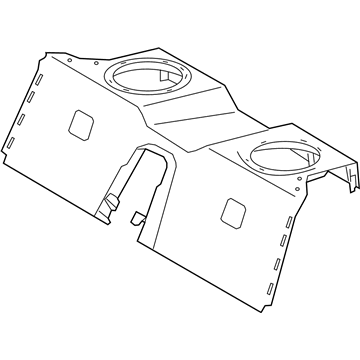 Toyota 64717-WAA01 Package Tray Trim