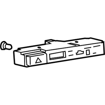 Toyota 84332-04080 Switch Assy, Hazard Warning Signal