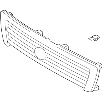 Toyota 53100-04080-C0 Radiator Grille Assembly