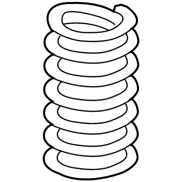 Toyota 48231-07140 Spring, Coil, Rr