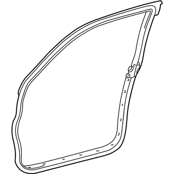 Toyota 67861-35090 Weatherstrip, Front Door, RH