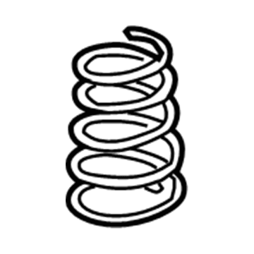 Toyota 48231-06521 Spring, Coil, Rear