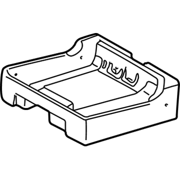 Toyota 72908-0C020-B0 Cover Sub-Assembly, Rear Seat