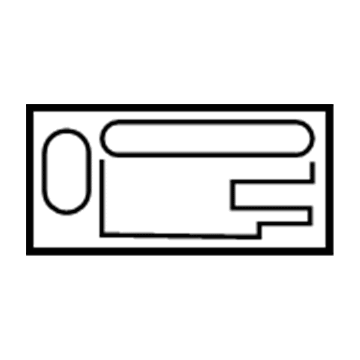 Toyota 69339-AA020 Child Lock Label