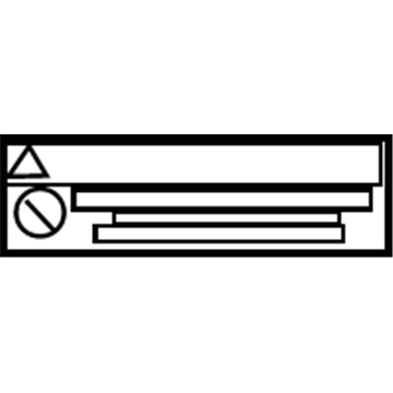 Toyota G9279-47040 Battery Label