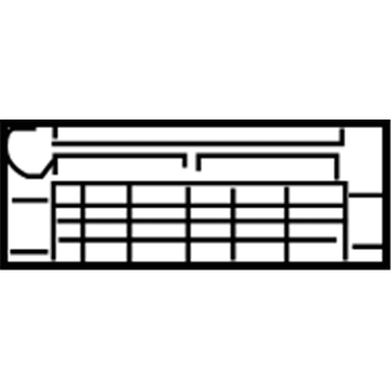 Toyota 42661-48303 Label, Tire Pressure Information