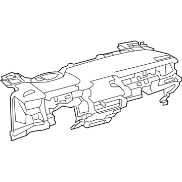 Toyota 55400-12900-C4 Pad Assembly, Instrument