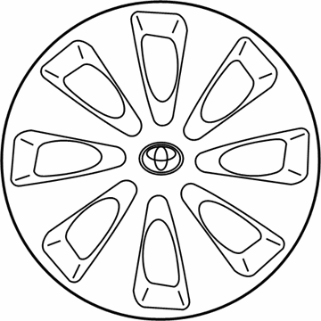 Toyota 42602-52620 Wheel Cap Sub-Assembly