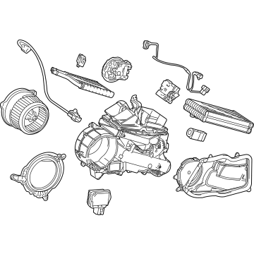 Toyota 87030-08180 Blower Assembly, Air Con